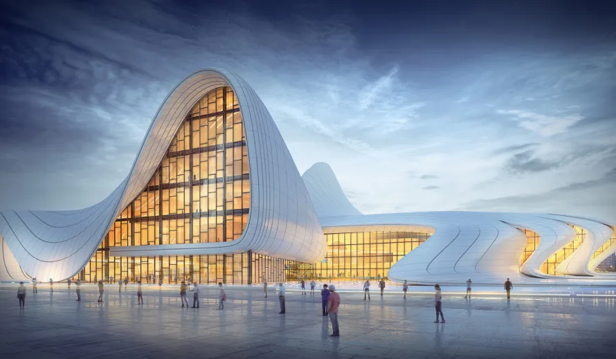 ikma haydar aliyev center cover